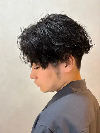 ショート パーマ メンズ mellow men 's MIZUKIのヘアスタイル
