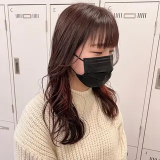 ロング カラー YUNA ユウナのヘアスタイル