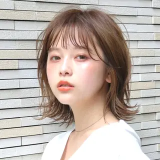 ミディアム M.SLASH 大野喬司のヘアスタイル