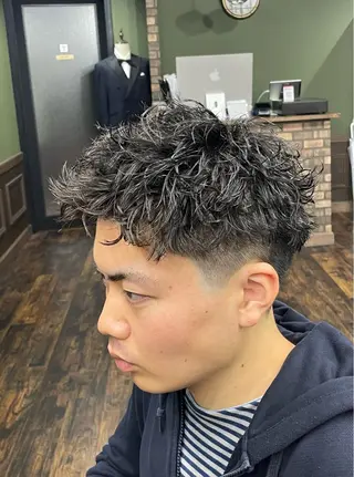 ショート パーマ 【メンズ特化】　倉山 和樹のヘアスタイル