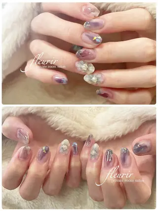 ネイル フルリール 【プライベートサロンのネイルデザイン