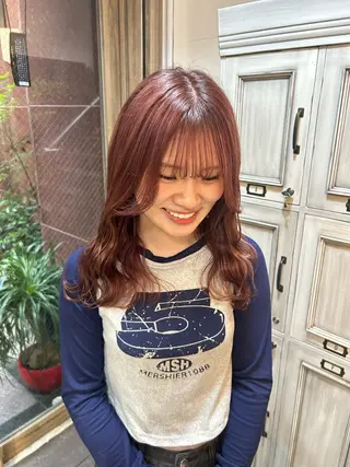 セミロング カラー CURIO/南船場 /RIN💈🍎のヘアスタイル