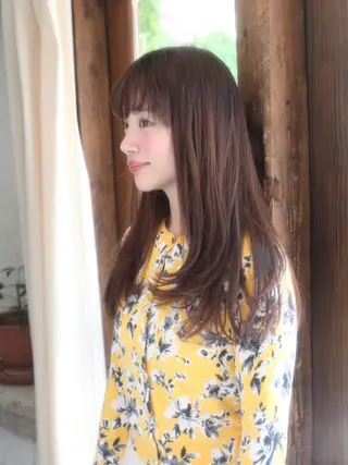 セミロング カラー パーマ ヘアアレンジ メンズ キッズ ネイル マツエク・マツパ premier modelsのヘアスタイル