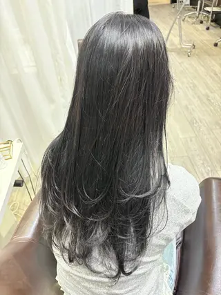 ロング カラー 前田 亮晟のヘアスタイル
