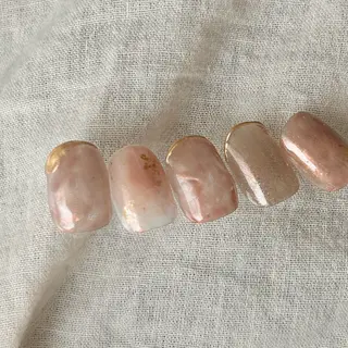 ネイル 𓂃toi. 儚げnuanceのネイルデザイン