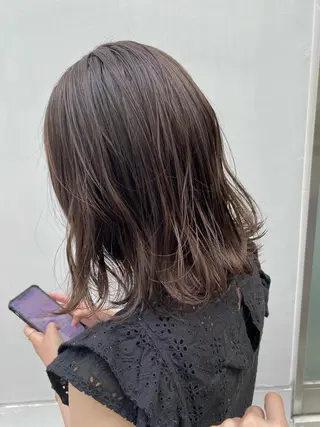 ミディアム カラー 広島/ボブ/レイヤー 🌿‬wakabaのヘアスタイル