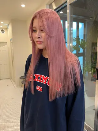 ロング カラー belle   表参道　terrace所属・抜きっぱなしブロンド /ハイトーン/カナタのヘアスタイル