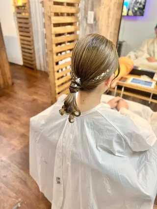 ミディアム ヘアアレンジ Lizir  ルズィール所属・Luzir⭐︎ GEN⭐︎のヘアスタイル