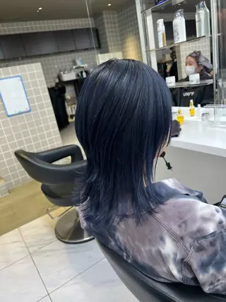 ミディアム カラー 韓国レイヤーカット /REIのヘアスタイル