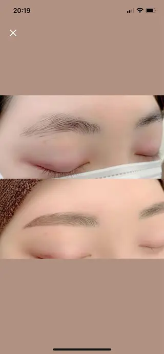 アイブロウ WHITE  EYE　京橋店所属・WHITE EYE 京橋店の眉毛・アイブロウイメージ
