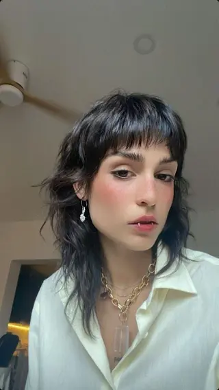 ミディアム パーマ Hair & make Lamp所属・梅田のブリーチ特化 美容師KAI🥰のヘアスタイル