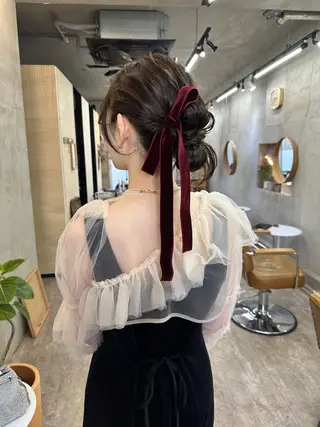 ロング ヘアアレンジ レイヤーカット💫 ／HARUKA🎀のヘアスタイル