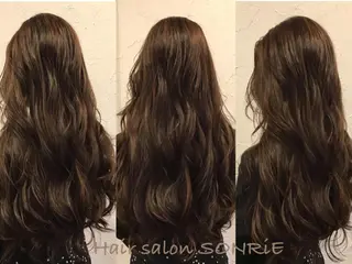 ロング カラー パーマ ヘアアレンジ メンズ 美容室 ソンリエのヘアスタイル
