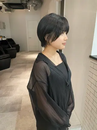 ショート A/LEE所属・久保田 千尋のヘアスタイル