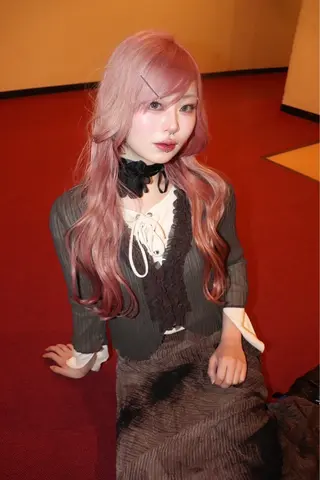 ロング カラー ヘアアレンジ @kyoniyy KYONIのヘアスタイル