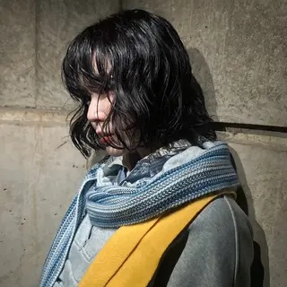 ミディアム パーマ GATTACA所属・太陽 GATTACAのヘアスタイル