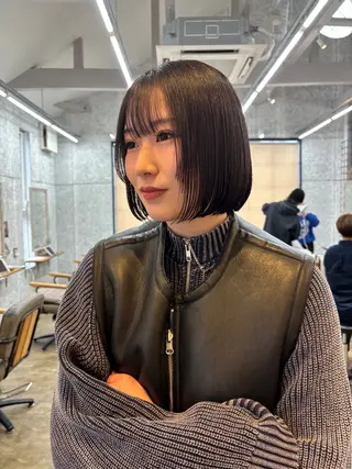 ミディアム サ チのヘアスタイル