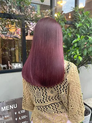 カラー 竹内 春奈のヘアスタイル