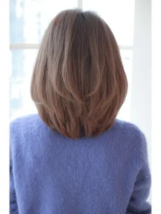 ミディアム カットモデル募集 木下世連のヘアスタイル