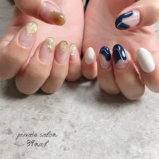 ミディアム ネイル 京橋 【39nail】のネイルデザイン