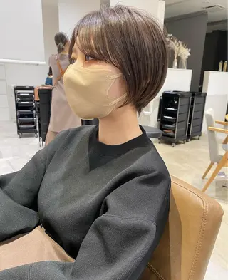 カラー 🥇ショート/ボブ 似合わせ🥇のヘアスタイル