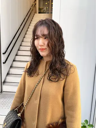 ロング パーマ ショート/パーマ/ カラー/FUKOのヘアスタイル