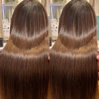 ロング パーマ 縮毛/レイヤー 韓国/橋口のヘアスタイル