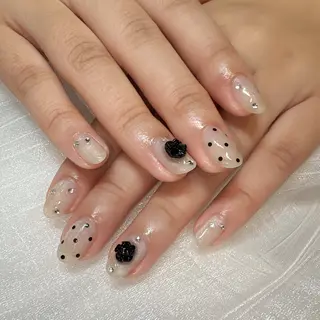 ネイル ネイル/パラジェル 🖤RIKOのネイルデザイン