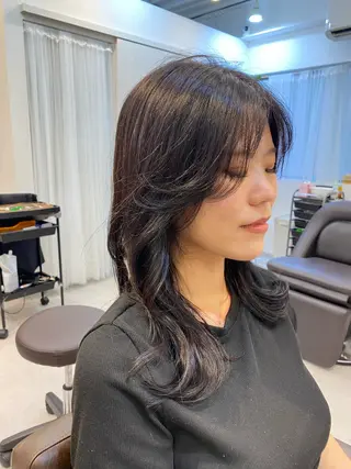 ミディアム カラー Dxxxx III所属・女性目線の大人 メンズ*Ayakaのヘアスタイル