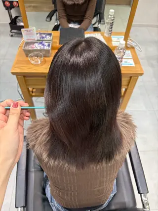 ミディアム カラーモデル募集 ✨🤍モモハ🤍✨のヘアスタイル