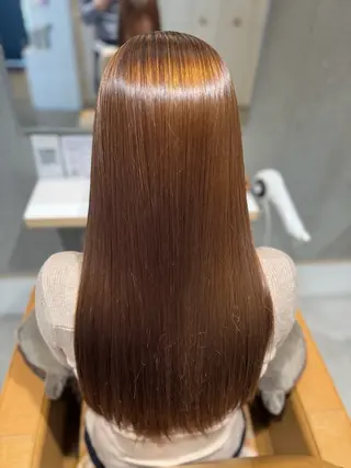 ロング カラー 前田 美桜のヘアスタイル