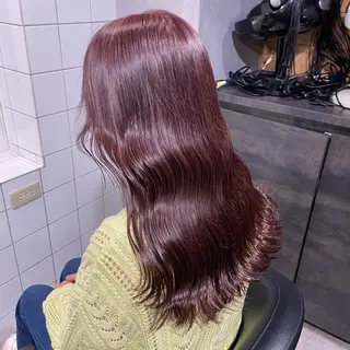 ロング トレンドモテカラー 🩷色落ちまで可愛くのヘアスタイル