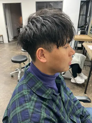 ショート メンズ メンズパーマ メンズ特化ryoのヘアスタイル