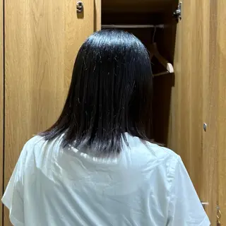 ミディアム カラー 艶髪/透明感/ ユリ🥣🎟️のヘアスタイル