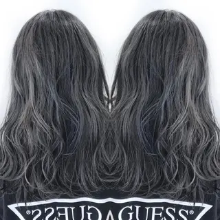 ミディアム カラー パーマ エリア人気No.1 美容室Ash西船橋のヘアスタイル