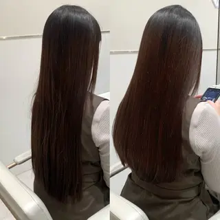 ロング 内田 志乃のヘアスタイル