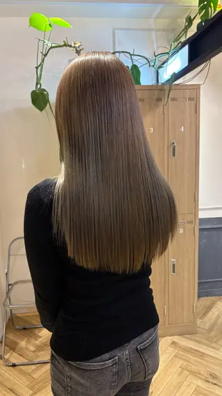 ロング カラー 艶カラー/韓国顔周り 🎀mamiのヘアスタイル