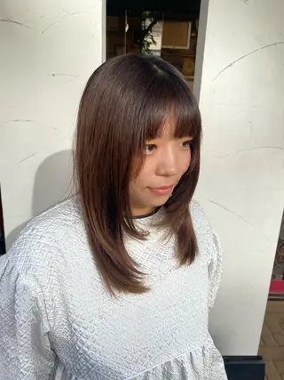 セミロング BENIHA  ︎︎のヘアスタイル