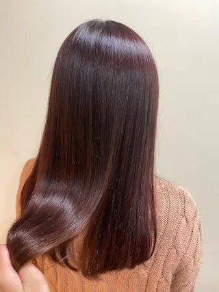 セミロング 水谷 菜央のヘアスタイル