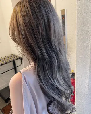 セミロング 竹下 了史のヘアスタイル