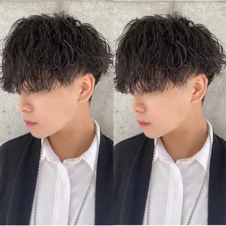 パーマ メンズ Lond LOGAN所属・🔥波巻き/ツイスパ 特化🔥メンズパーマのヘアスタイル