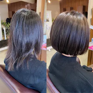 ショート カラー ヘアアレンジ SALOWIN京都河原町Suite店所属・外国人風レイヤー/ ハイトーンSHUのヘアスタイル