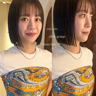 カラー ⌇🌹透明感カラー 🌹ᴍᴇɢᴜᴍɪ ⌇のヘアスタイル