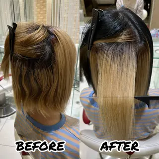 ミディアム 髪質改善美容師 鈴木のヘアスタイル