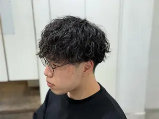 ショート パーマ メンズ ✨️ツイスパ波巻き特 化小杉澪生✨️のヘアスタイル