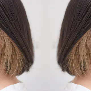 ショート カラー ヘアアレンジ 竹内啓太 ボブのヘアスタイル