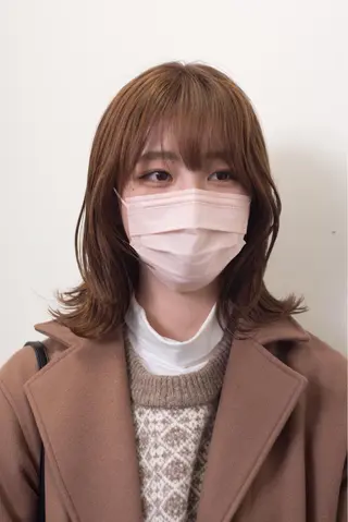 ミディアム カラー 千葉 慎也のヘアスタイル