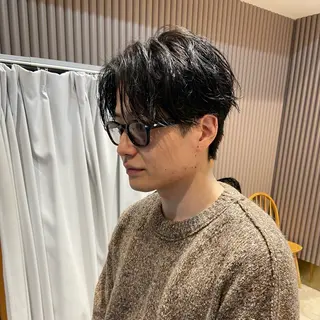 ショート Qin所属・メンズアメカジ、 グランジKazukiのヘアスタイル