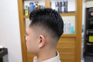 ショート メンズ おしゃれさろんオオキ所属・男を磨く Barber オオキのヘアスタイル