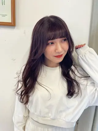 ロング カラー 足立 悠輔のヘアスタイル